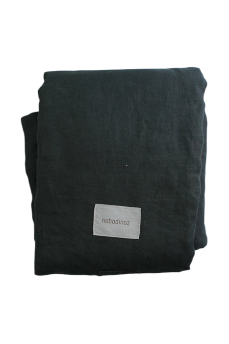 A Black Changing Mats & Covers from Nobodinoz in size O/S for neutral. (Front View)