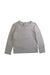 A Ivory Long Sleeve Tops from Petit Bateau in size 6T for girl. (Front View)