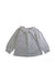 A White Long Sleeve Tops from Confiture in size 6T for girl. (Front View)