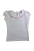 A White Short Sleeve Tops from Confiture in size 6T for girl. (Front View)