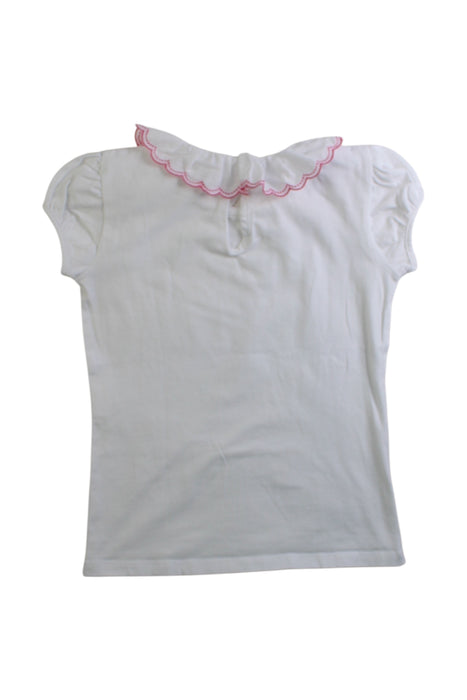 A White Short Sleeve Tops from Confiture in size 6T for girl. (Back View)