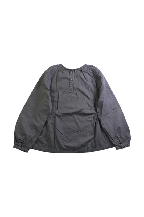 A Black Long Sleeve Tops from Cyrillus in size 6T for girl. (Back View)