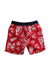 A Red Swim Shorts from Nautica in size 2T for boy. (Back View)