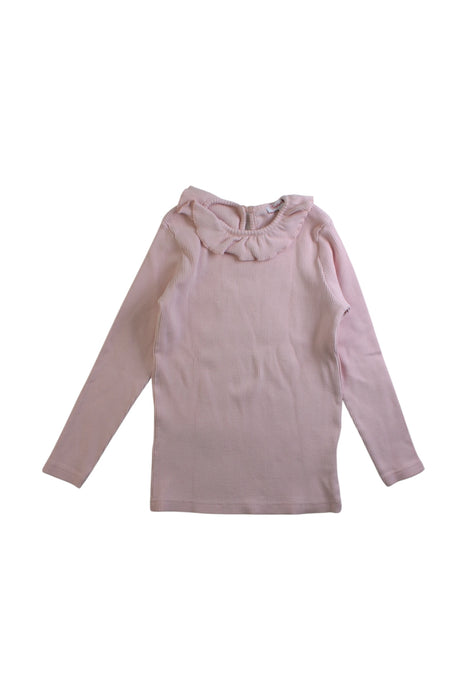 A Pink Long Sleeve Tops from Confiture in size 6T for girl. (Front View)