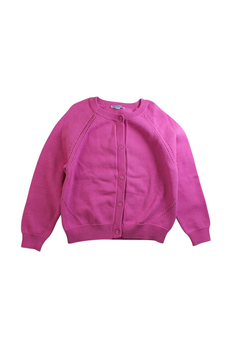 A Pink Cardigans from Jacadi in size 6T for girl. (Front View)