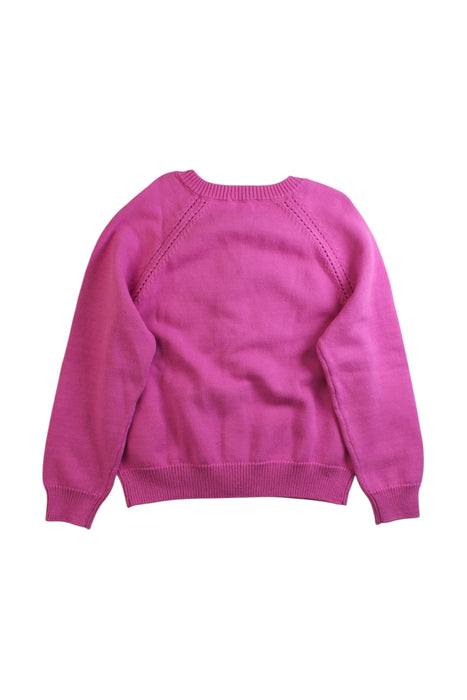 A Pink Cardigans from Jacadi in size 6T for girl. (Back View)