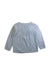A Blue Long Sleeve Shirts from Monoprix in size 6T for girl. (Front View)
