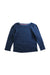 A Navy Long Sleeve Tops from FatFace in size 5T for girl. (Front View)