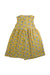 A Yellow Short Sleeve Dresses from Jojo Maman Bébé in size 5T for girl. (Back View)