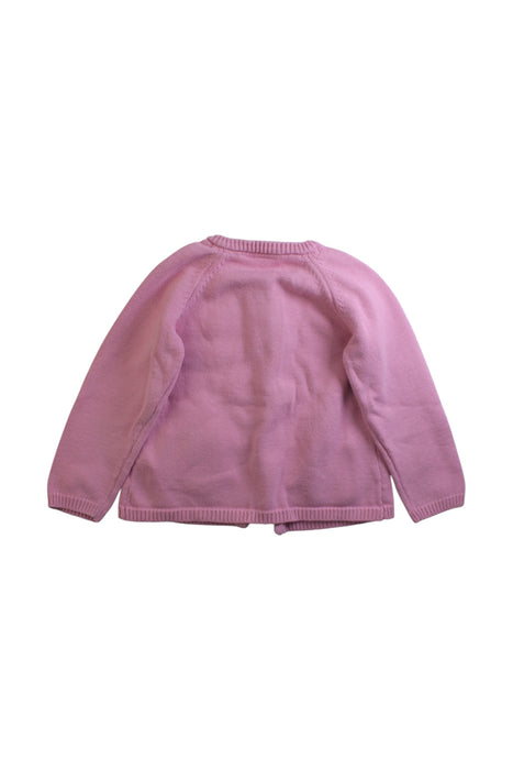 A Pink Cardigans from Jojo Maman Bébé in size 5T for girl. (Back View)