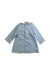 A Blue Long Sleeve Dresses from Yoedu in size 6-12M for girl. (Back View)