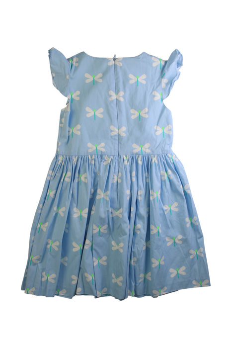 A Blue Sleeveless Dresses from Jacadi in size 10Y for girl. (Back View)
