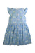 A Blue Sleeveless Dresses from Jacadi in size 10Y for girl. (Back View)