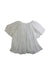 A White Short Sleeve Tops from Chloe in size 8Y for girl. (Back View)