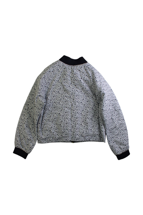 A Blue Zippered Sweatshirts from Jacadi in size 8Y for neutral. (Back View)