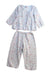A Multicolour Pyjama Sets from Petit Bateau in size 2T for girl. (Front View)