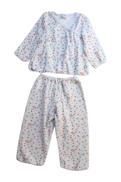 A Multicolour Pyjama Sets from Petit Bateau in size 2T for girl. (Front View)