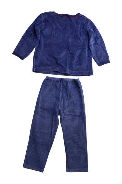 A Blue Pants Sets from Petit Bateau in size 2T for neutral. (Back View)
