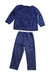 A Blue Pants Sets from Petit Bateau in size 2T for neutral. (Back View)