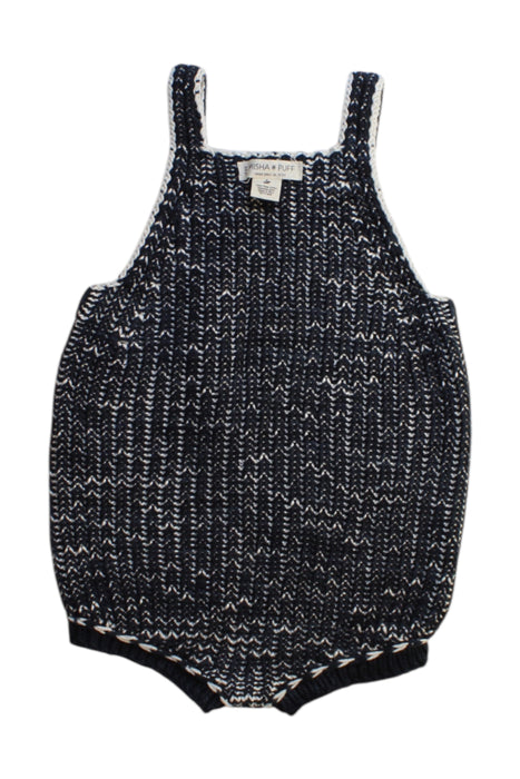 A Black Sleeveless Rompers from Misha & Puff in size 3T for girl. (Back View)