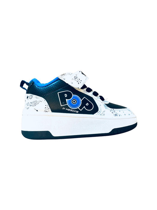 A White Sneakers from Heelys in size 6T for boy. (Front View)