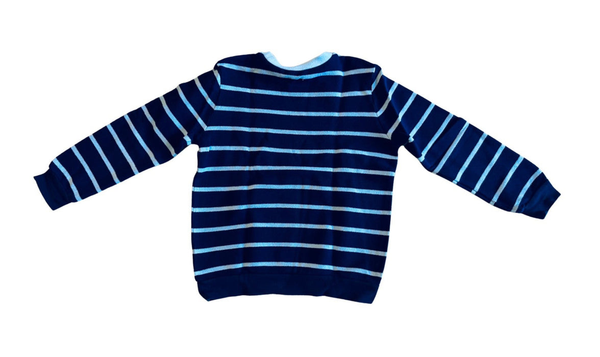 A Blue Crewneck Sweatshirts from Momonittu in size 6T for boy. (Back View)