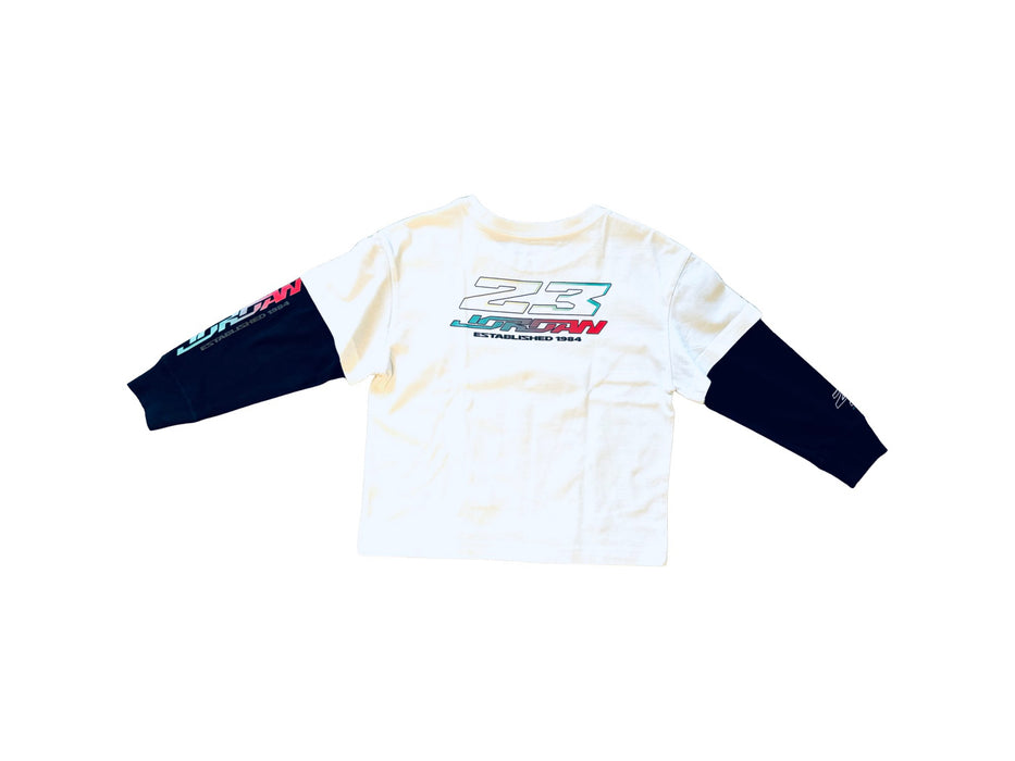 A White Long Sleeve T Shirts from Nike in size 6T for boy. (Back View)