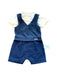 A Blue Short Sleeve Rompers from Nicholas & Bears in size 6-12M for boy. (Front View)