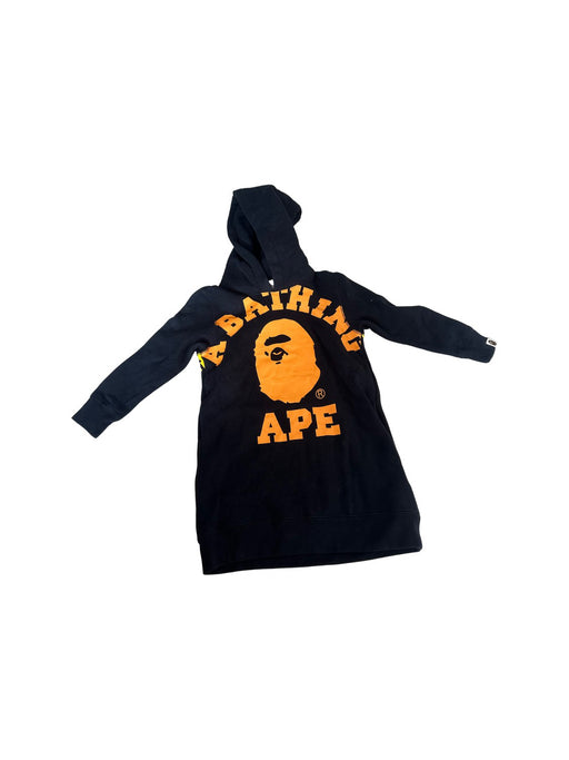 A Black Sweater Dresses from BAPE KIDS in size 4T for girl. (Front View)