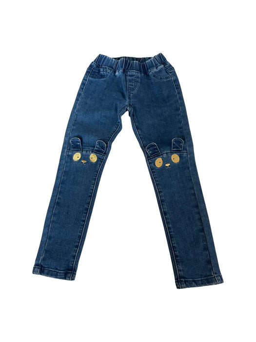 A Blue Jeans from Seed in size 5T for girl. (Front View)