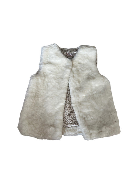 A Ivory Outerwear Vests from Chicco in size 4T for girl. (Front View)