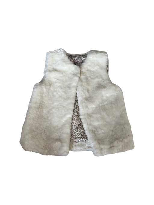 A Ivory Outerwear Vests from Chicco in size 4T for girl. (Front View)