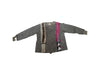 A Grey Crewneck Sweatshirts from Wafflish Waffle in size 4T for girl. (Front View)