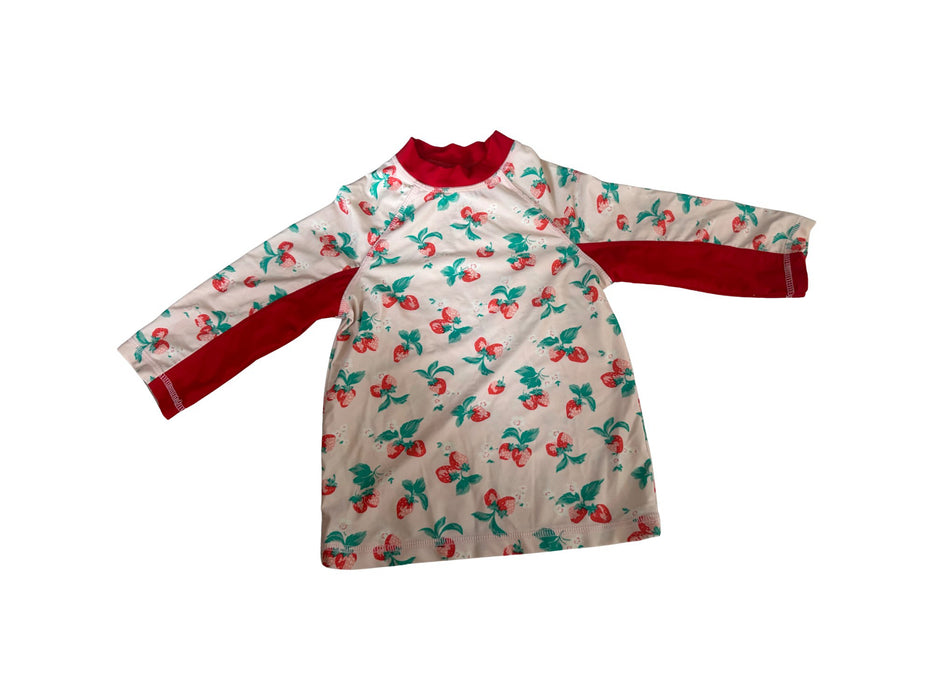 A Red Swimsuits from Cath Kids London in size 5T for girl. (Front View)