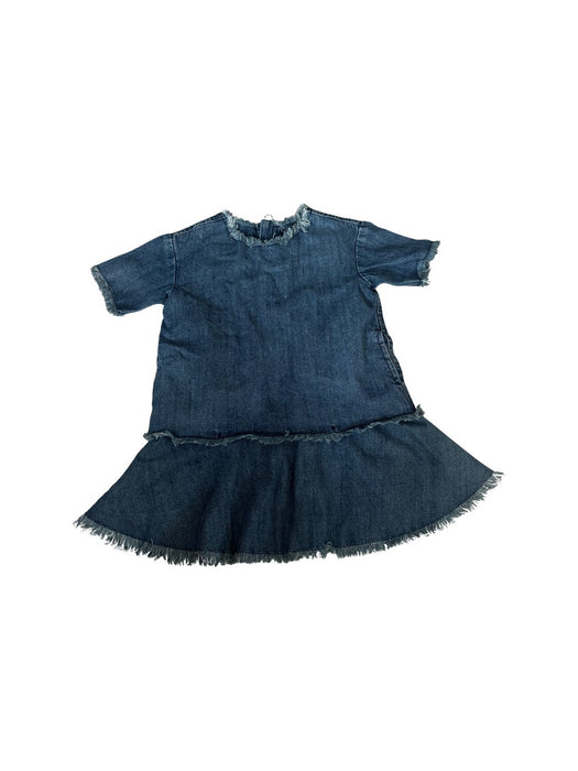 A Blue Short Sleeve Dresses from izzue in size 4T for girl. (Front View)