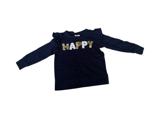 A Navy Long Sleeve Shirts from Seed in size 4T for girl. (Front View)