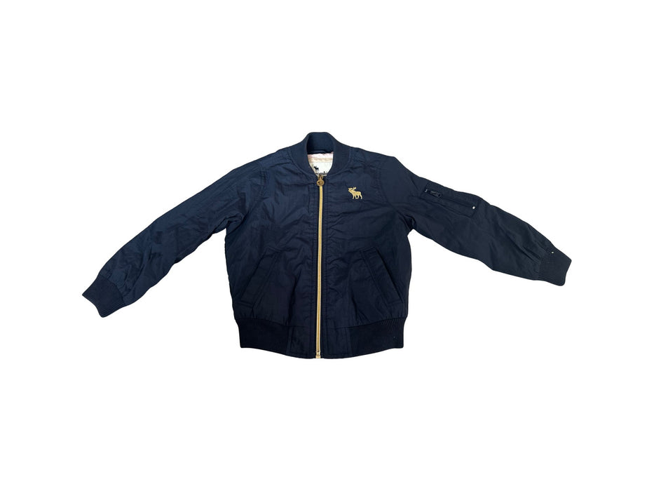 A Navy Lightweight Jackets from Abercrombie & Fitch in size 3T for girl. (Front View)