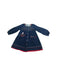 A Blue Long Sleeve Dresses from Mides in size 4T for girl. (Front View)