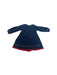 A Blue Long Sleeve Dresses from Mides in size 4T for girl. (Back View)