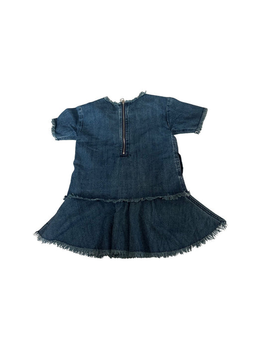 A Blue Short Sleeve Dresses from izzue in size 4T for girl. (Back View)