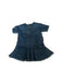 A Blue Short Sleeve Dresses from izzue in size 4T for girl. (Back View)