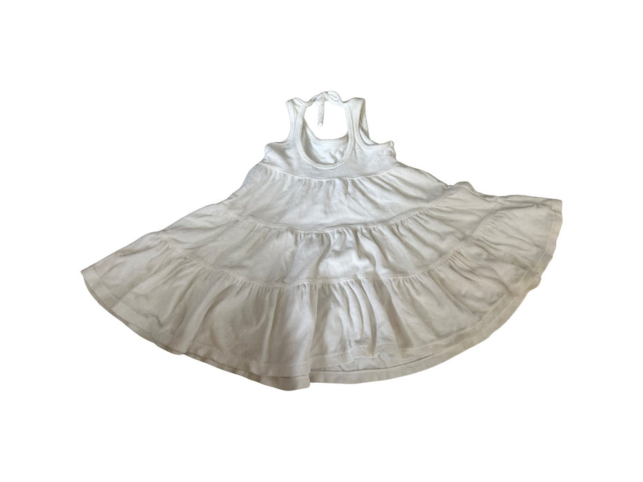 A White Sleeveless Dresses from Ralph Lauren in size 4T for girl. (Back View)