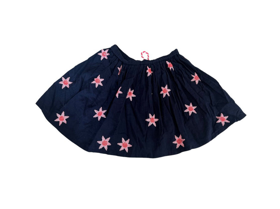 A Navy Short Skirts from Seed in size 5T for girl. (Back View)