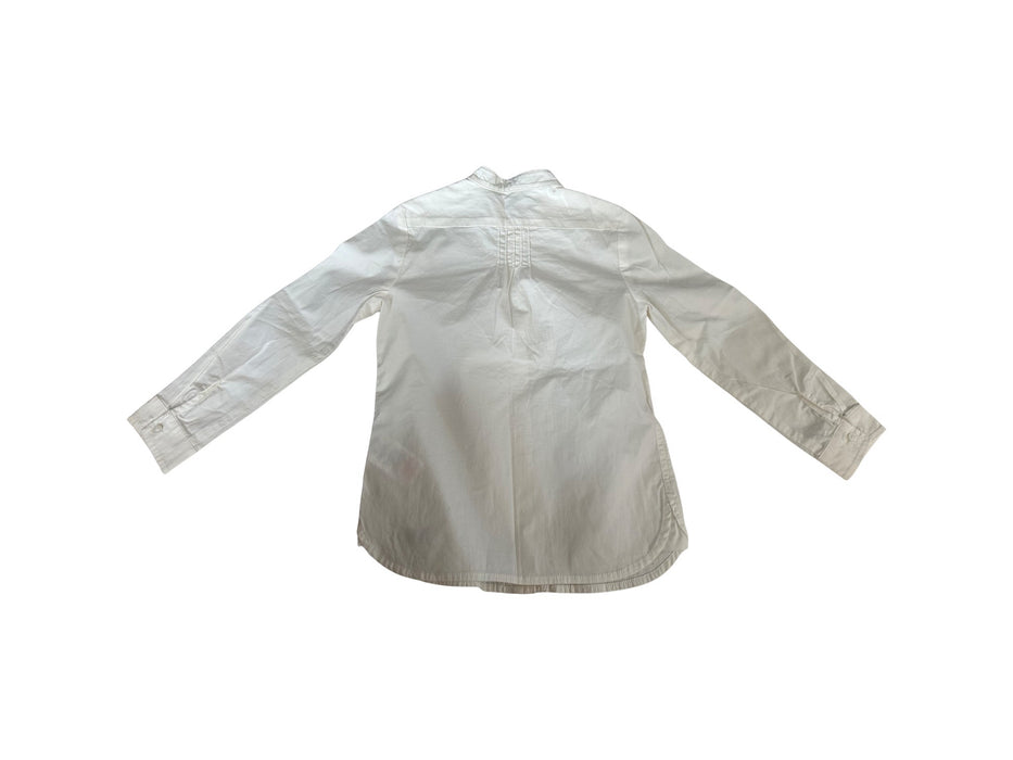 A White Long Sleeve Polos from DKNY in size 4T for girl. (Back View)