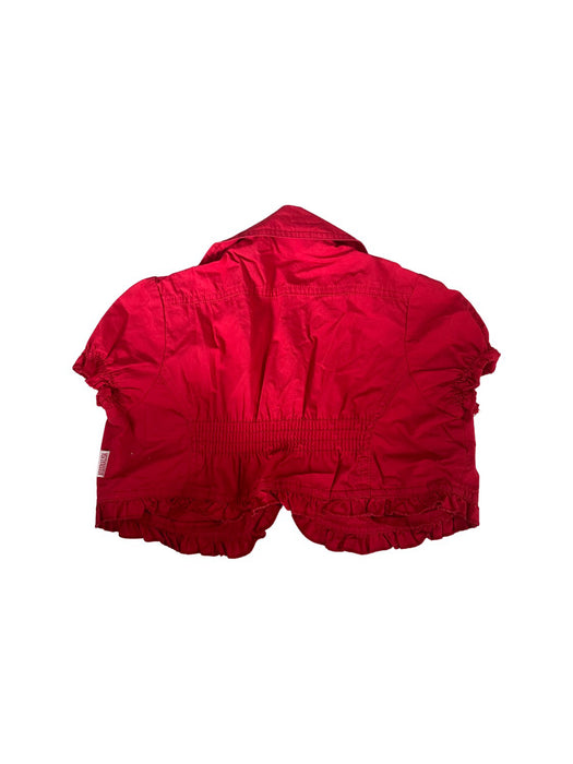 A Red Short Sleeve Tops from Monnalisa in size 4T for girl. (Back View)