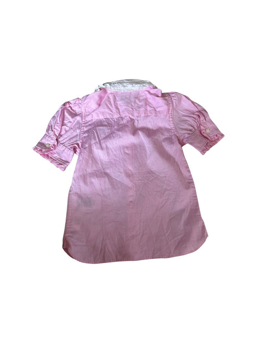 A Pink Short Sleeve Polos from Ralph Lauren in size 4T for girl. (Back View)