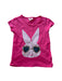 A Pink Short Sleeve T Shirts from Seed in size 5T for girl. (Front View)