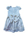 A White Short Sleeve Dresses from ELLE in size 4T for girl. (Back View)