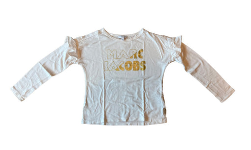 A White Long Sleeve T Shirts from Little Marc Jacobs in size 6T for girl. (Front View)