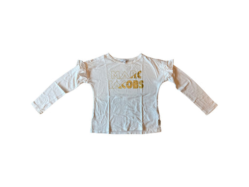 A White Long Sleeve T Shirts from Little Marc Jacobs in size 6T for girl. (Front View)